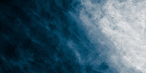 Aufkleber - Abstract art blue white gradient paint background with liquid fluid grunge texture.