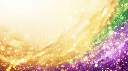 a vibrant gradient background with mardi gras colors. featuring bright purples, greens, and yellows.