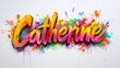 © Iryna - Catherine Graffiti Splash Design