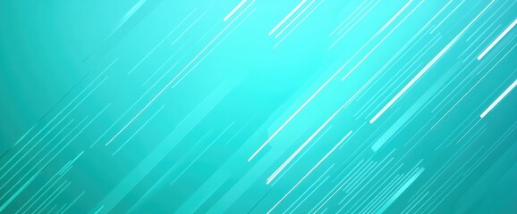 Aufkleber - A vibrant abstract background with dynamic lines in shades of turquoise.