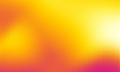 Fototapete - Abstract blurred orange and yellow tone lights background. Blur and halftone effect