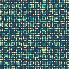 Poster - Abstract pattern. Circles in multiple colors. Ocean, Sand, Greenery, Moss, Slate. Incredible vector illustration.