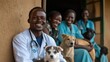 © bird_saranyoo - A collection of portrait photos of African veterinarians, from rural clinics to urban practices, smiling with animals