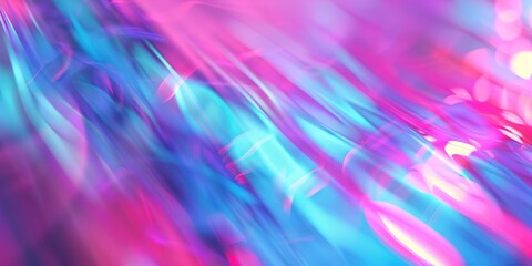 Fototapete - light effect texture blue pink purple wallpaper 3D rendering soft glowing shine curve wave flow liquid dynamic