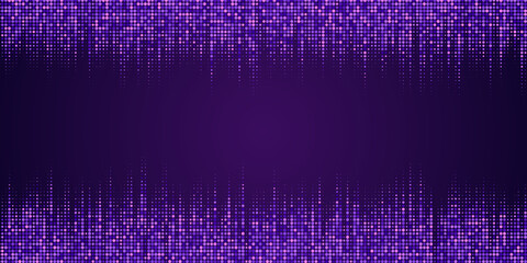 Fototapete - An abstract graphic element for design. The illustration consists of round particles.