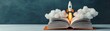 © Nopadon - A rocket launches from an open book, symbolizing imagination, creativity, and exploration, merging literature with the wonders of space.