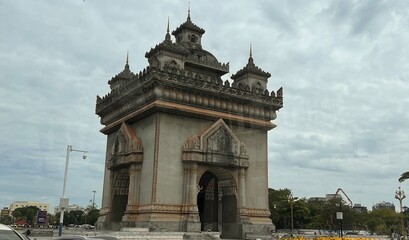 Patuxai victory gate of Triumph, formerly the Anosavari Monument.