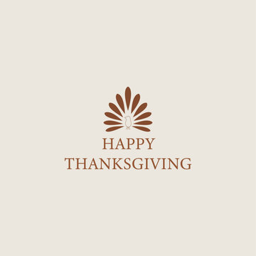 Thanksgiving Day Greeting card illustration for holidays.