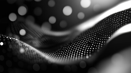 Poster - patterns of light and shadow create a mesmerizing visual experience in a black and white abstract de