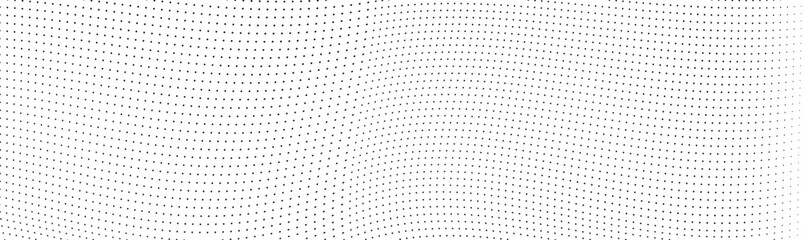 Abstract halftone wave dotted background. Halftone grunge pattern with square. Vector halftone modern pop art twisted texture for poster, cover, business card, postcard, art label layout, sticker.