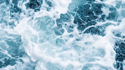 Aufkleber - Flowing water with soft glowing energy symbolizing cleansing, healing, and purity