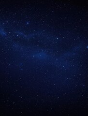 Wall Mural - deep space with stars and planets against a dark blue background, universe, starry night sky