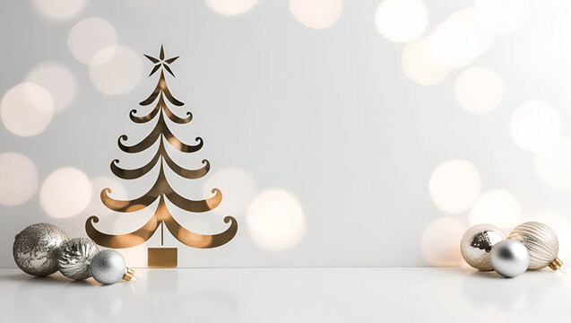 Christmas and Happy New Year Background with Snowflakes on red background generative AI tools