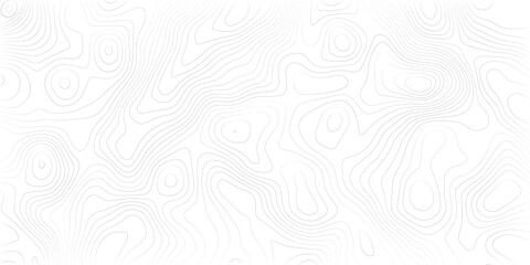 Abstract black and white topographic contours lines of mountains. Topography map art curve drawing. vector illustration.