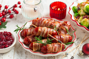 Wall Mural - Pigs in blankets