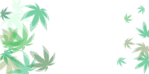 Wall Mural - bamboo leaves frame