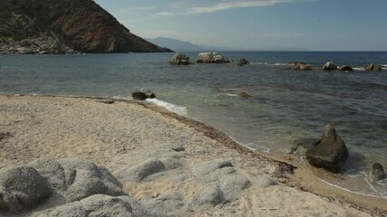 Wall Mural - Seascape of Cala Sa Figu beach in Sardinia, Italy