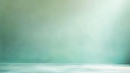 Poster - calm and serene background with soft green hues and light