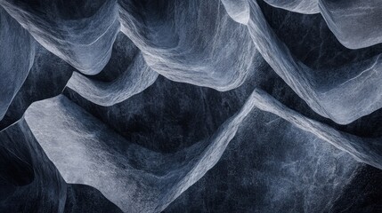 Poster - Abstract Textured Background with Dark and Light Layers of Fabric