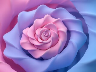 Poster - A colorful, dynamic spiral resembling an abstract, vibrant design.