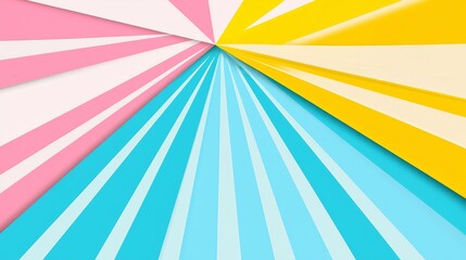 Poster - A lively explosion of colors spreading outwards, implying dynamism and movement.