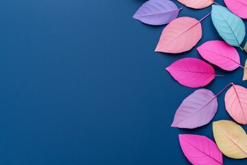 Poster - A vibrant, multilayered arrangement of leaves forming a textured backdrop.