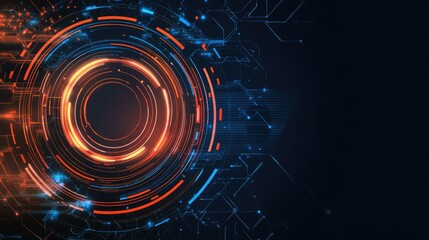 Poster - Technological abstract concept backgrounds