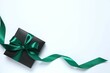 © Sunlight - Beautiful gift box tied with bow on white background