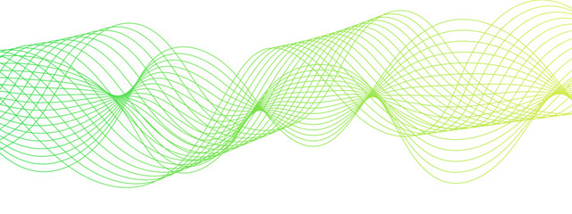 Poster - Abstract colorful Blue glowing frequency sound wave with curved lines. Curved wavy lines tech futuristic motion. Geometric technology and frequency gradient lines. Dynamic gradient flowing wave