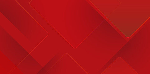 Fototapete - Abstract triangle pattern technology red gradients background. Futuristic digital abstract red colorful design banner. abstract geometric shapes background shine and layer element vector illustration.