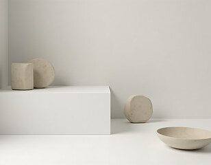 Aufkleber - Background image features top sandstone products on a white platform with selective focus to highlight key design elements clearly._00001_