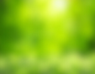Aufkleber - Abstract green bokeh texture captures a serene morning scene with a checkered tablecloth and lush garden background for product display._00002_