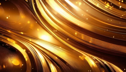 Wall Mural - shimmer glow gold background illustration radiant luminous metallic brilliance glisten gleam shimmer
