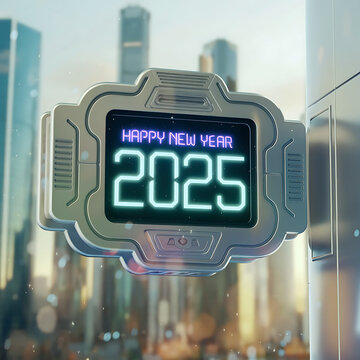 Happy new year 2025 background  Design Template Cover of business diary for 2025 with wishes.