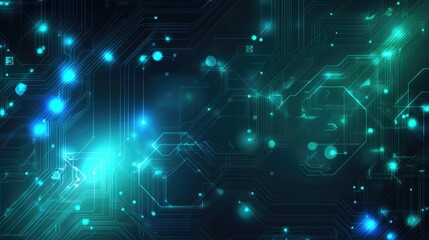 Poster - Technological abstract concept backgrounds