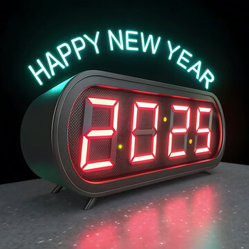 Happy new year 2025 background  Design Template Cover of business diary for 2025 with wishes.
