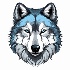  Cute Wolf Cartoon Vector Illustration for Children's Book Covers and Merchandise Design