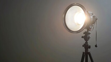 Aufkleber - Studio light on tripod for a photoshoot.