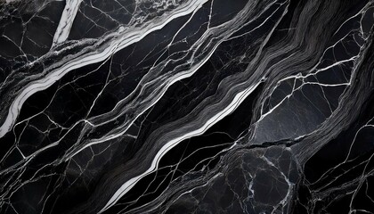 Wall Mural - black marble texture stone wall background