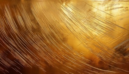 Wall Mural - scratched gold texture background golden metallic surface
