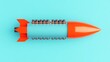 © Sirichai - Ready for Launch: A vibrant orange and light blue rocket, ready for liftoff, symbolizes innovation, progress, and new beginnings.  Perfect for illustrating concepts of startup, growth, and ambition.