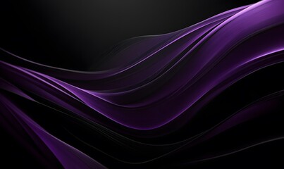 Poster - Perfect for Modern Web Designs and Elegant Wallpapers, A sleek black backdrop