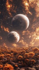 Wall Mural - planet and cosmos