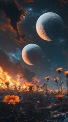 Wall Mural - planet and cosmos