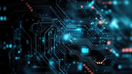Poster - Technological abstract concept backgrounds