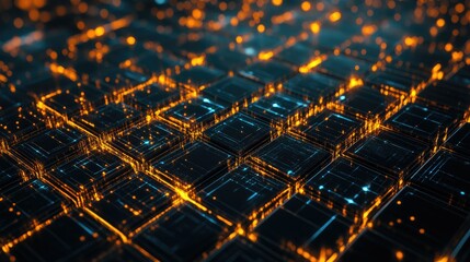 Poster - Technological abstract concept backgrounds