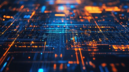 Poster - Technological abstract concept backgrounds
