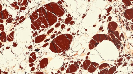 Poster - Featuring a smooth, polished surface with a captivating blend of red and beige hues, resembling intricate natural marble patterns for stunning design applications