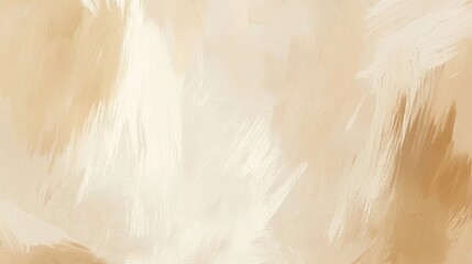 Poster - Wide brushstrokes of beige and white paint create a captivating abstract textured background, offering an elegant and artistic touch for various creative projects and designs