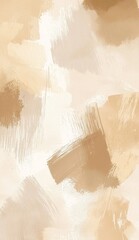 Poster - Beige abstract background featuring dynamic brushstrokes and textures, creating a visually appealing design suitable for various creative projects